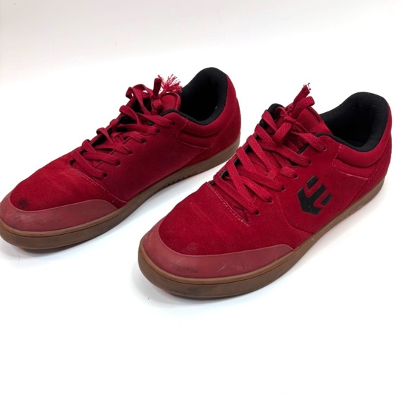 Etnies Marana Skate Shoes Mens 12 Red Skateboard Punk Emo Goth Y2K - Picture 3 of 8